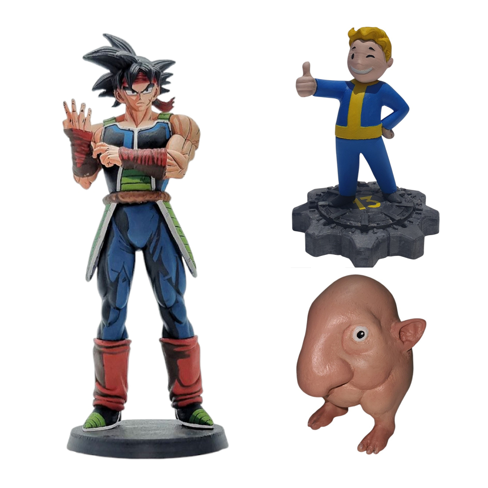 Figura de Bardock frente