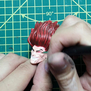 Yujiro proceso pintado
